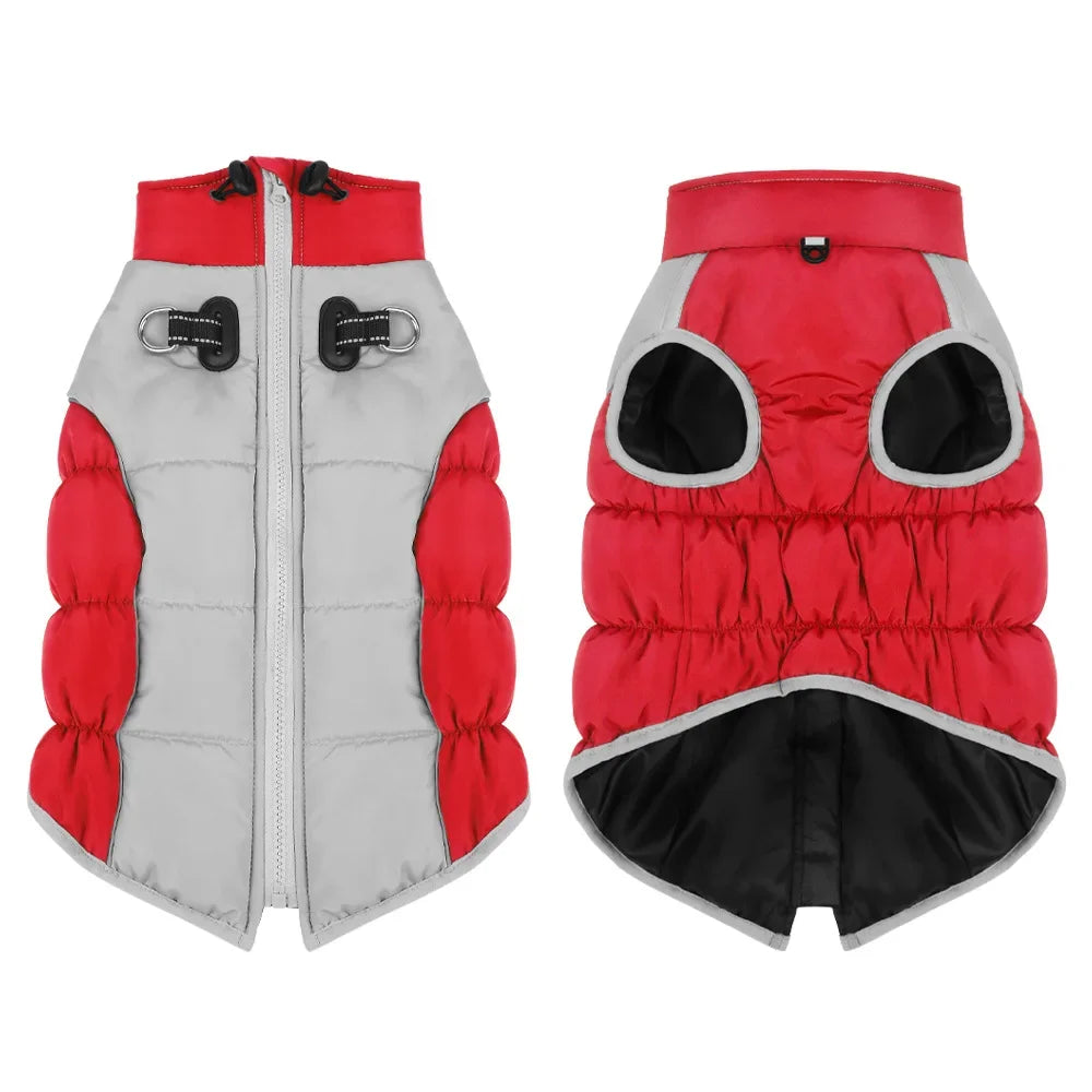 6 Size XL-6XL Winter Pet Dog Clothes Warm Big Dog Coat Puppy Clothing Waterproof Pet Vest Jacket For Small Large Dogs