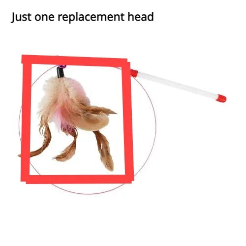 2024 Four Section Telescopic Cat Stick 90CM Super Long Carbon Fiber Fishing Rod Scratch Resistant Feather Cat Toy Pet Supplies