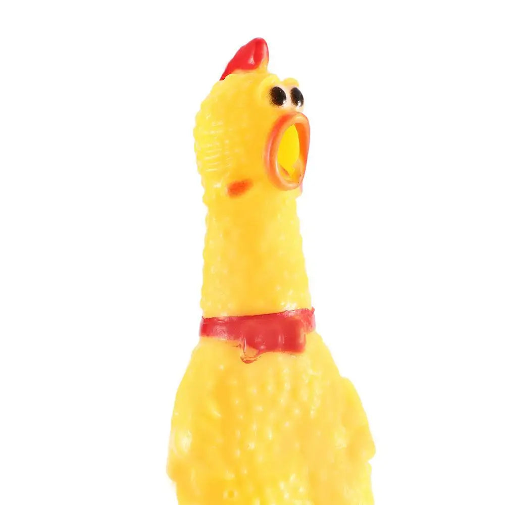 1 Piece Lovely Rubber Cute Pet Squeaky Toy Pet Supplies Screaming Chicken Pet Dog Chew Toy