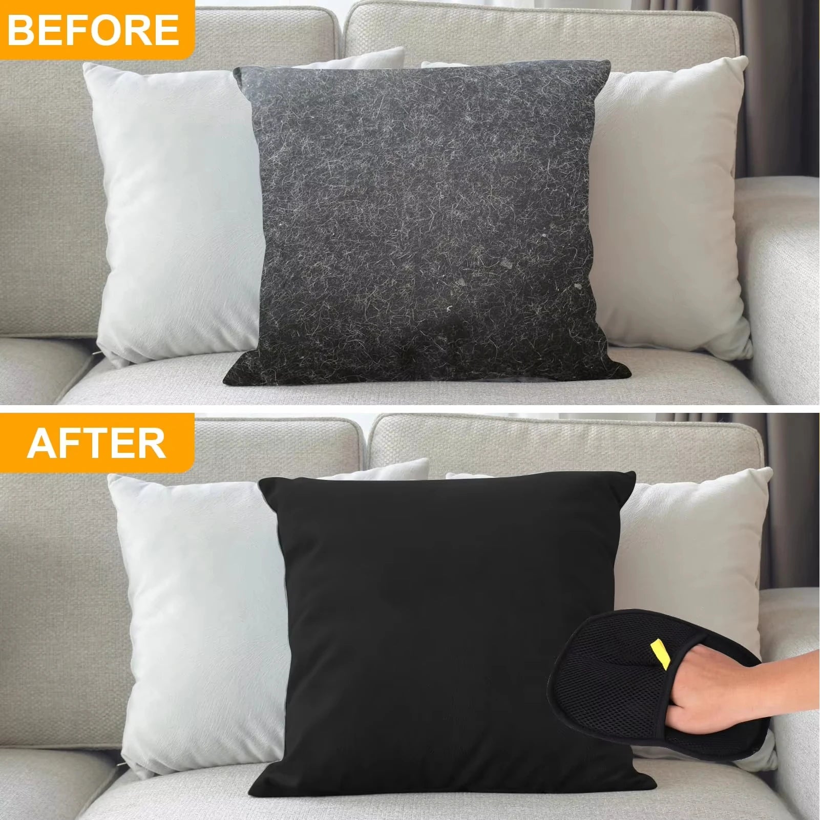 1/2/3/4pcs Pet Hair Remover Mitt Pet Hair Remover Gloves Deshedding Brush Glove for Dog Cat Rabbit with Long/Short/Curly Hair