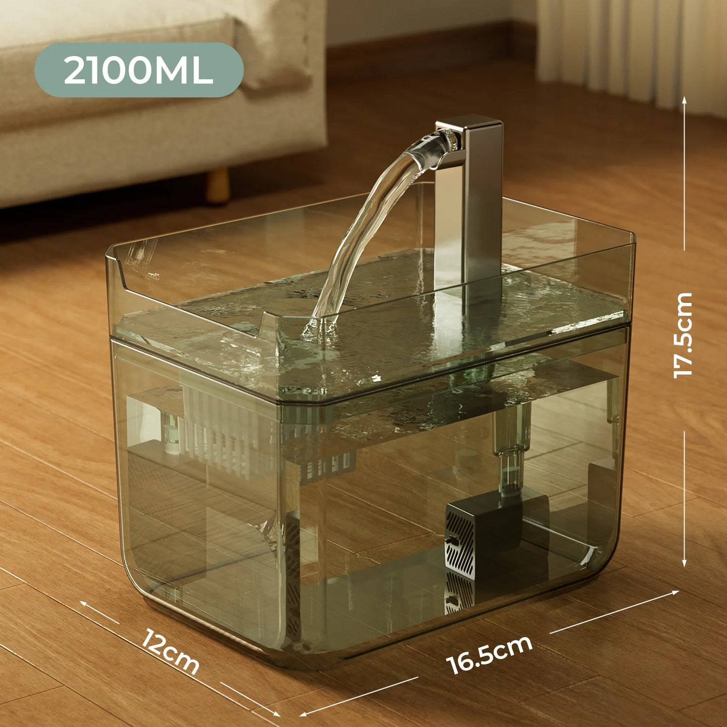 2025 new Cat Automatic Water Dispenser Drinking circulating filters flowing water intelligent pet automatic water dispenser