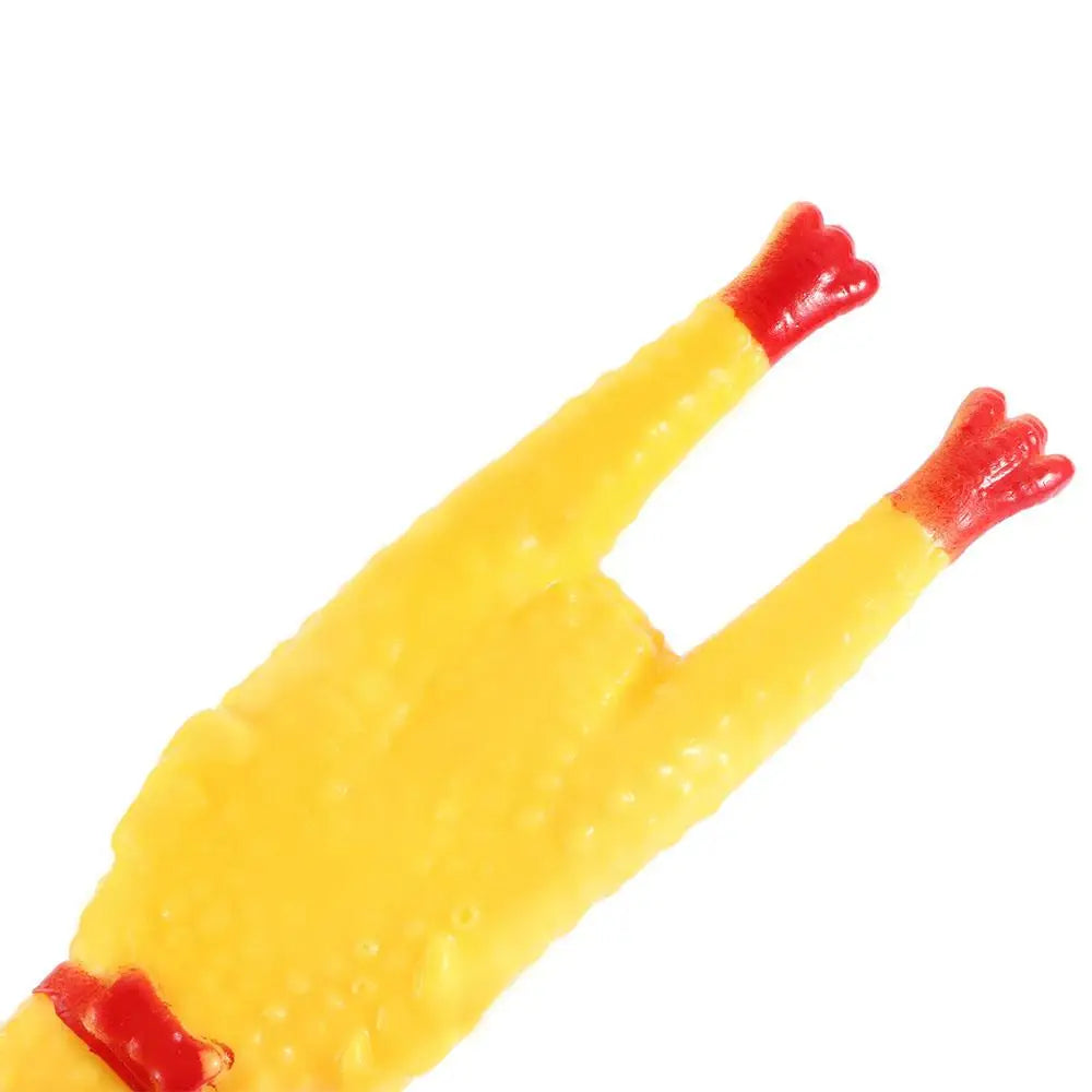 1 Piece Lovely Rubber Cute Pet Squeaky Toy Pet Supplies Screaming Chicken Pet Dog Chew Toy