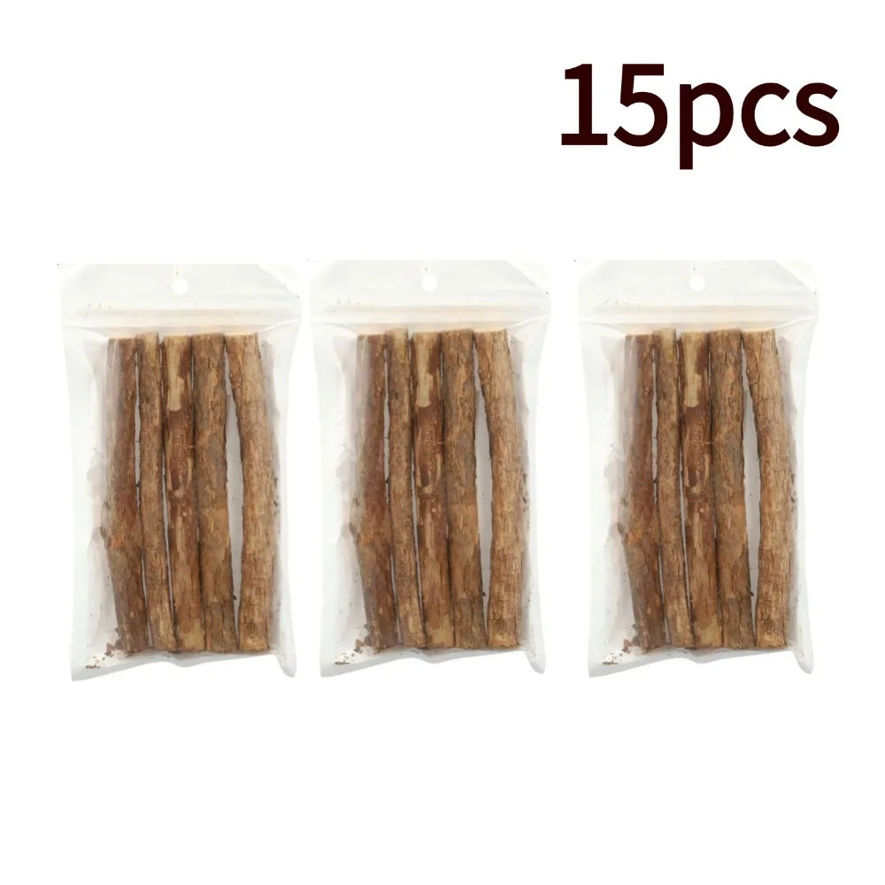 5Pcs Natural Catnip Pet Cat Molar Toothpaste Stick Cat Kitten Chew Toys  Pet Supplies Cat Snacks Sticks Healthy Pet Accessories