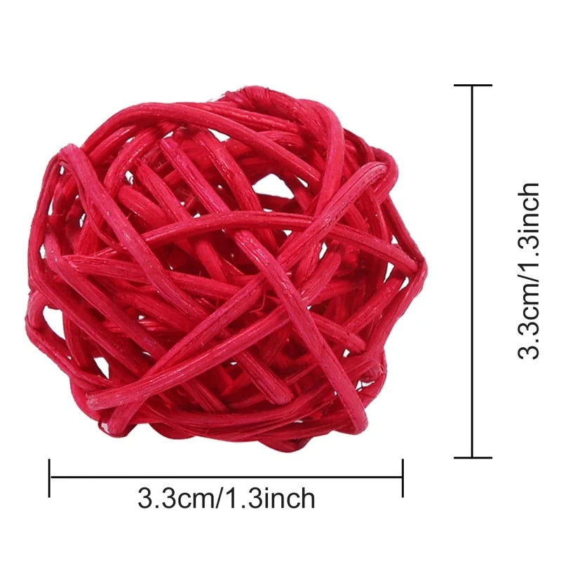 10 Pcs Pet Toy Latex Balls Colorful Chew For Dogs Cats Puppy Kitten Soft Elastic Dropshipping