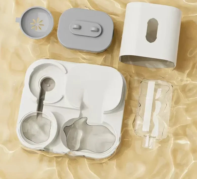 All-in-One Pet Feeding Station Automatic Food Bowl Water Fountain Cats/Dogs Large Capacity Raised Stand Essential Accessories