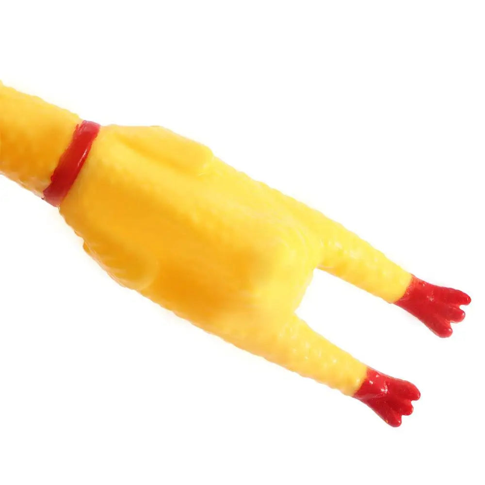 1 Piece Lovely Rubber Cute Pet Squeaky Toy Pet Supplies Screaming Chicken Pet Dog Chew Toy