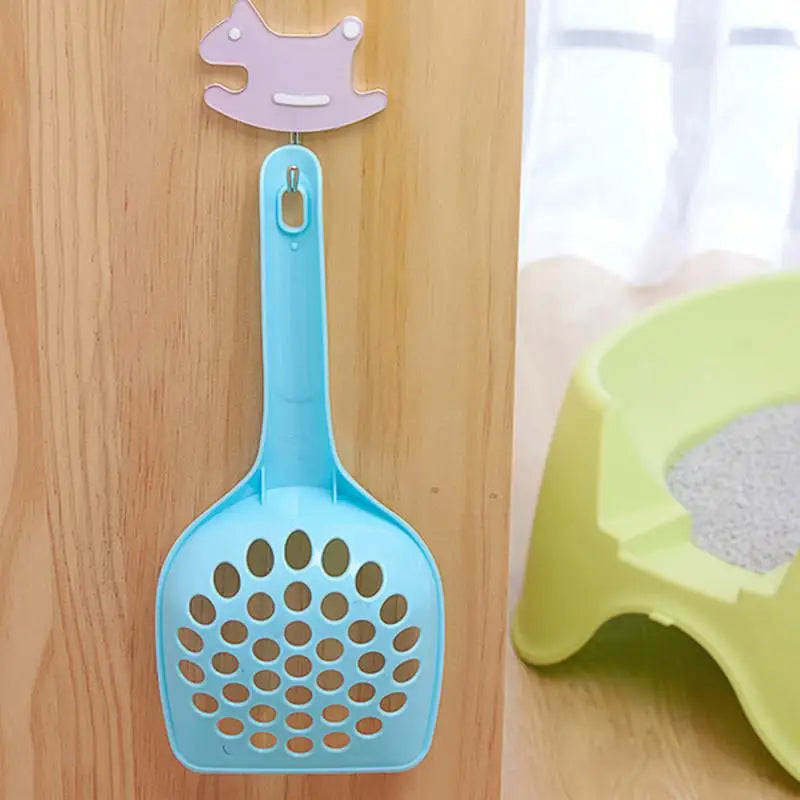1PCS Durable Thick Cat Litter Shovel Cat Scoop Shovel Waste Tray Pet Cleaning Tool Plastic Cat Sand Toilet Cleaner Spoons